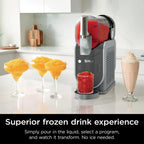 Frozen Drink & Slushie Machine Ninja FS300 SLUSHi 72oz Refurbished Arctic Blue and Gray Edition