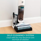 [3-in-1 Self-Cleaning Mop] Kenmore AquaLite 3-in-1 Cordless Wet Vacuum 8kPa Hard Floor Cleaner with Automatic Air-Drying, 35mins Runtime & One Edge Self-Cleaning Mop 0.8L Capacity for Multi-Surface And Messes, White