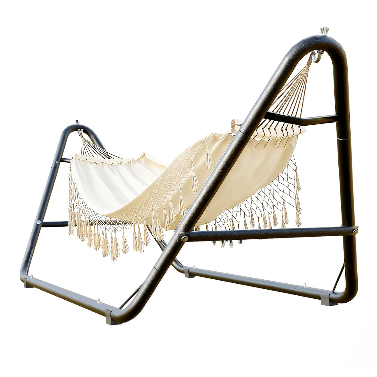 Outdoor Hammock with a Sturdy Stand, Capable of Holding Up to 600 Lbs, Designed for Safety And Stability, Featuring an Anti-Rollover Design, Ideal for And Outdoor Use, Suitable for Backyards And Camping