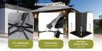 10'x12'/10'x10'/8'x8' Outdoor Gazebo & Pergola for Patio - Double Roof Steel Canopy with Mosquito Net And Privacy Screen, Heavy Duty Party Tent Shelter for Backyard, Lawn, Garden, All-Weather Gazebos with Patio Cover (Grey/Beige/Blue)
