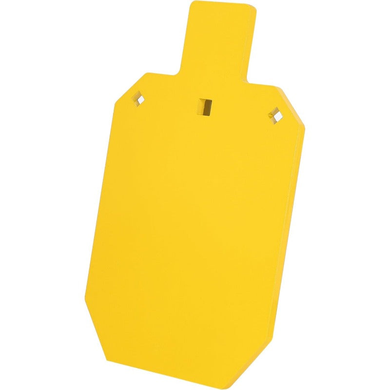 Outdoor Steel Target Stand Shooting System with 3 Gong Targets and 1 Torso Target, Powder-Coated Black Stand, Target Stand Kit