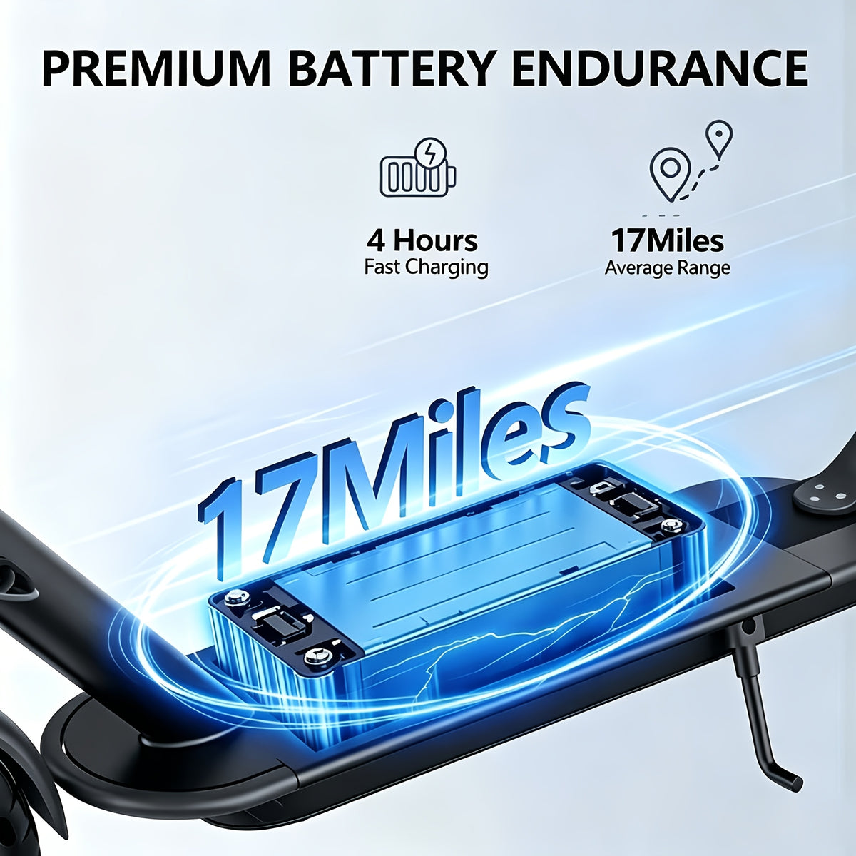 Foldable Commuter Electric Scooter, Supports Phone Control, 8.5-inch Tires, 350W Motor, 7.8Ah Battery, Top Speed 19 Mph, Average Range 17 Miles, Lightweight Commuting Scooter, Suitable for Adults and Teenagers