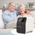 Portable Oxygen Generator, 0.26-2.38gal Adjustable Low Noise Oxygen Concentrator Machine