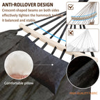 Outdoor Hammock with a Sturdy Stand, Capable of Holding Up to 600 Lbs, Designed for Safety And Stability, Featuring an Anti-Rollover Design, Ideal for And Outdoor Use, Suitable for Backyards And Camping