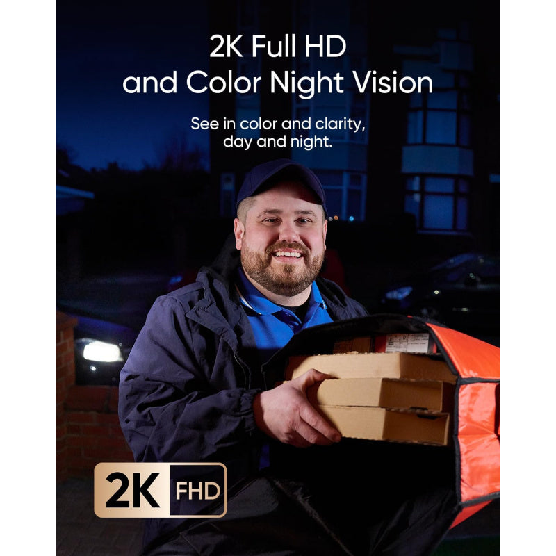 eufy Security Video Doorbell E340 & HomeBase S380 (HomeBase 3), 2K HD View, Battery Powered, Dual Cameras with Delivery Guard, Color Night Vision, Two-Way Audio, Human/Package/Motion Detection, No Monthly Fee