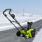 Steelite 40V Cordless Snow Blower, 20" Wide Clearing Capacity, 850 Lbs/Min, Includes 2x4.0 Ah Batteries & Charger, Tool For Easy Snow Removal