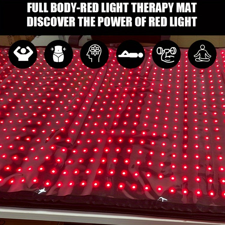 Red Light Therapy Mat with 660Nm And 850Nm LED Chips for Whole Body Use