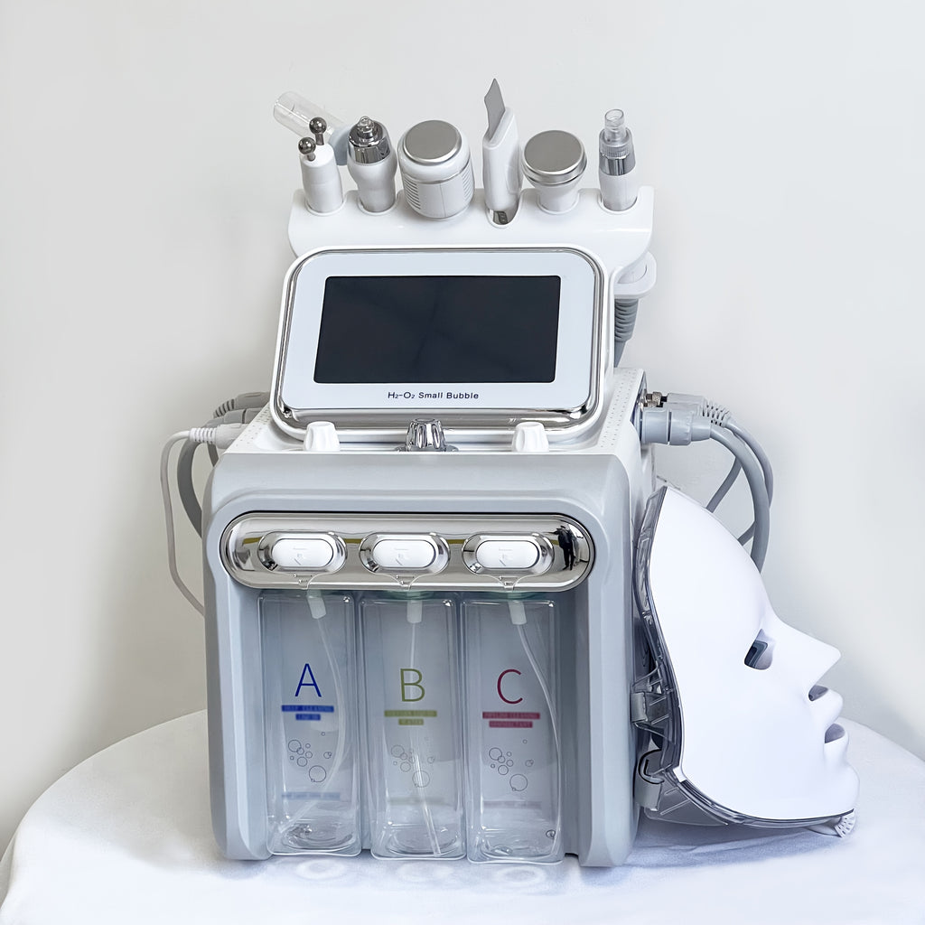 [Valentine's Day Gift] Mariy Reseni 6-In-1/7-In-1 Beauty Device, Facial Care Machine, Includes Beige Oversized Towel Hair Tie, Suitable For Salon Or Home Use, Ideal For Skincare Enthusiasts, Valentine's Day Gift, Elegant Gift, Gift For Women, Top Gift Cho