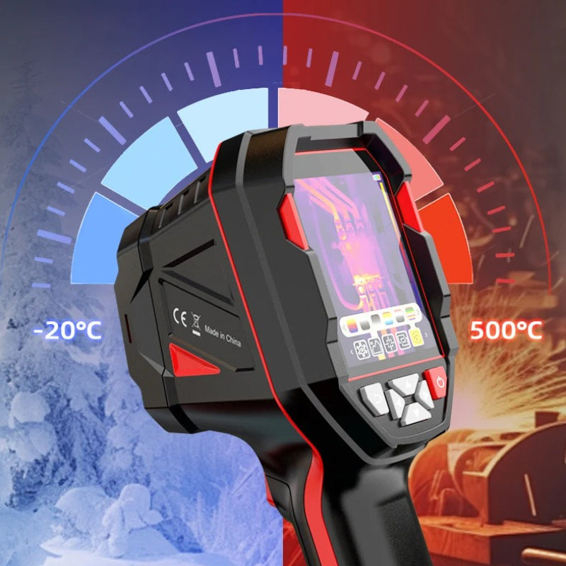 HABOTEST HT821A Portable Wide-Range Thermal Imager (-20°C to 550°C) | 320X240 Resolution | 8GB + USB | Multi-Palettes And LED Light