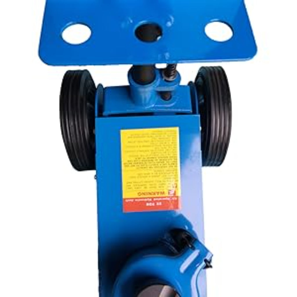 MEFEIR 22 Ton Air Hydraulic Floor Jack，44000 lbs Capacity Air-Operated Floor Jack with Extension Saddle Set and Wheels for Heavy Duty Lifting，Blue