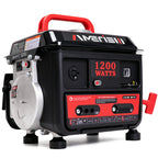 1200W Gas Powered Generator, Small Portable Generator for Home Use Camping Ultralight