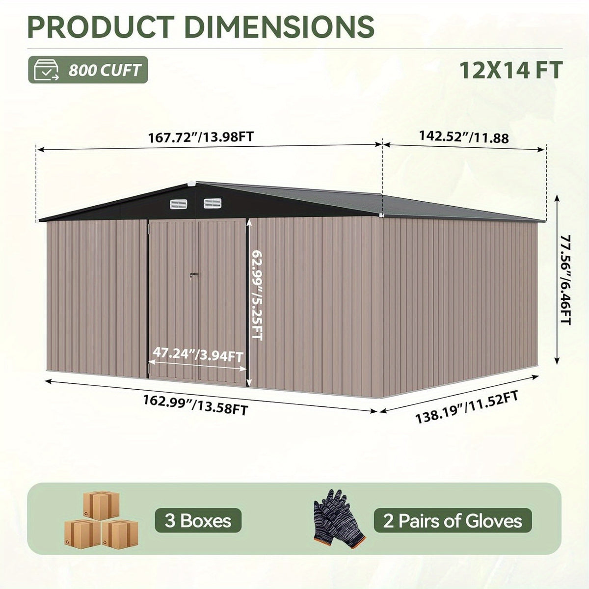 6X4 FT Outdoor Storage Shed, Metal Garden Shed with Lockable Doors, Sloping Roof, Ideal for Backyard, Patio, Poolside - Plastic, Tool, And Small Shed for Outdoor Storage