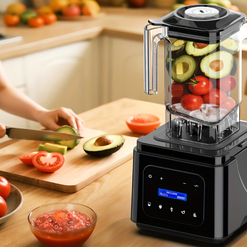 Professional Silent Blender | 61Oz Intelligent Blender | Kitchen Blender with Noise Isolation | 5 Automatic Settings | 1.8L Durable Safe Container | Triple Noise Dampening | Detachable Splash Shield | Continuous Heavy-Duty Operation