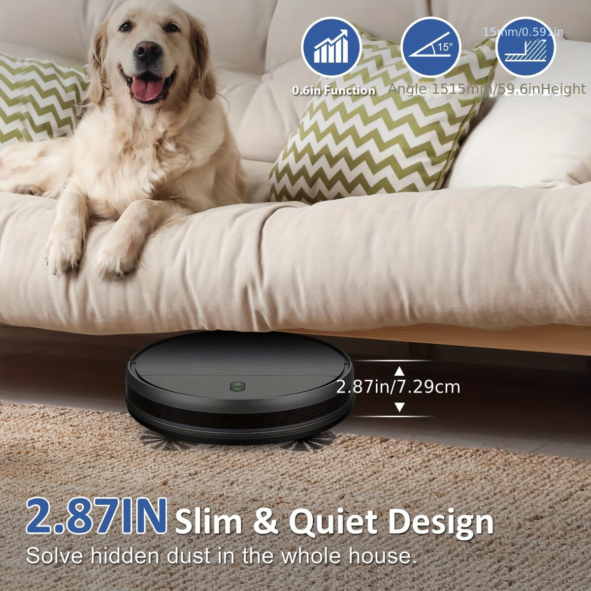 MAMNV 3-In-1 Intelligent Robot 5000Pa Vacuum Cleaner, Automatic Charging Fixed-Point Sweeper, Voice, App Control And Wet Suction Mopping of Water Tank Dust Box, Used for Smart Home Cleaning, Birthday And New Year Gifts