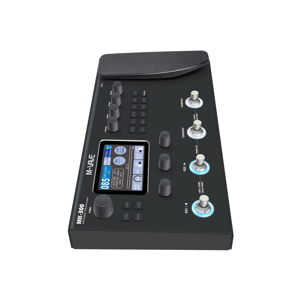 Guitar Multi-Effects Device — M-VAVE MK-300 Accompaniment Looper and Drum Machine for Electric Guitar and Bass