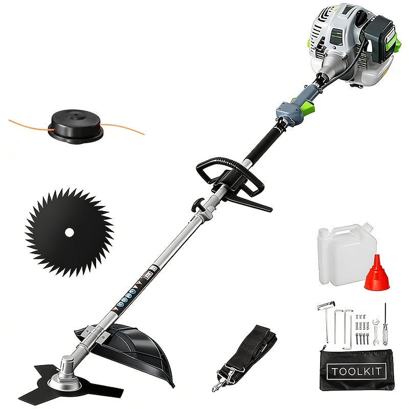 48Cc High-Powered Gasoline Lawn Mower, Versatile 3-In-1 Mower, Ideal for Gardens And Yards, Efficient Lawn Maintenance And Weeding