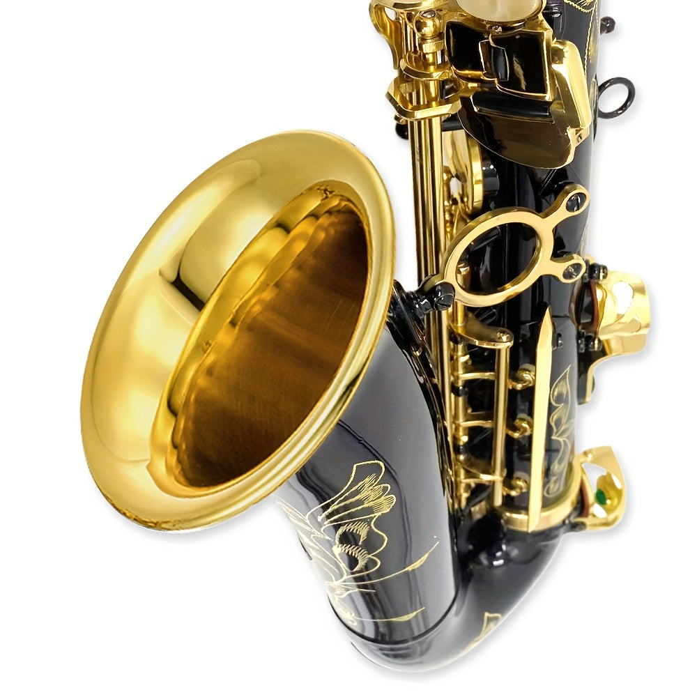 WUQIMUSC Alto And Soprano Saxophone | E-Flat Alto/B-Flat Soprano Available | Multiple Colors And Golden Lacquer End | Handcrafted | Full Kit with Case And Mouthpiece | Ideal Easter Gift for Friends, Him And Her Wind Instruments