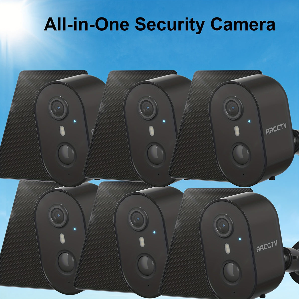 4MP Outdoor Camera with Battery Backup, Wireless Surveillance System Suitable for /Business, PIR Motion Detection, Color Night Vision, Alexa Compatible, SD/Cloud Storage, 2-Way Audio, Mobile App