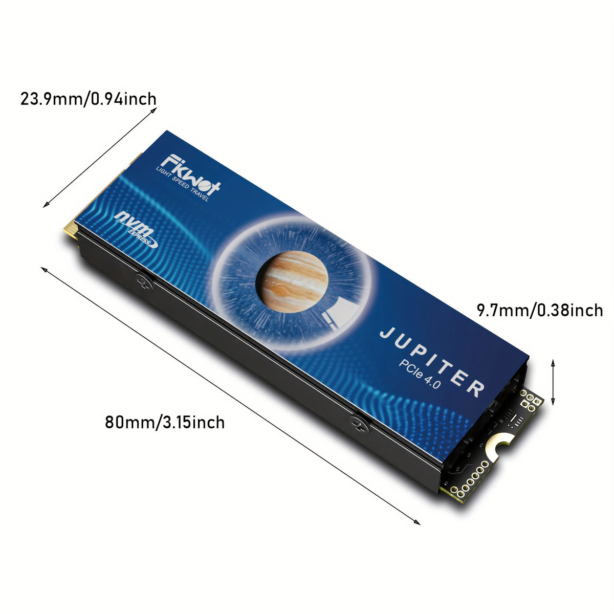 Fikwot FX910m.2 NVMe SSD for PS5&PC PCIe 4.0 2280 Gaming SSD with Heatsink Internal Solid State Drive