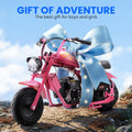 Mini Dirt Bike, DB004 Model 39 CC 4-Stroke Gas Chopper Bike with Off-Rode Tire, Disc Brakes, Max Load 160Lbs, Up to 18Mph