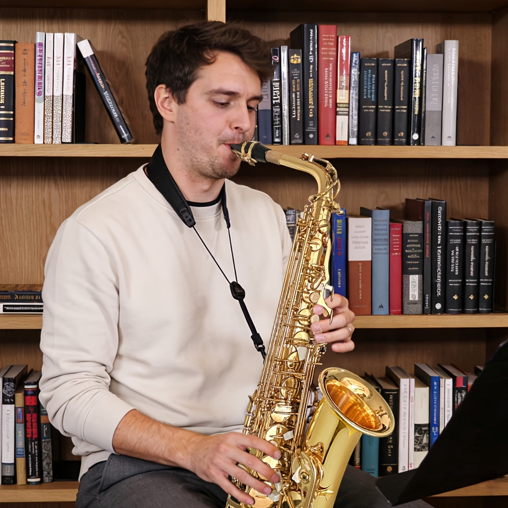 WUQIMUSC Alto And Soprano Saxophone | E-Flat Alto/B-Flat Soprano Available | Multiple Colors And Golden Lacquer End | Handcrafted | Full Kit with Case And Mouthpiece | Ideal Easter Gift for Friends, Him And Her Wind Instruments