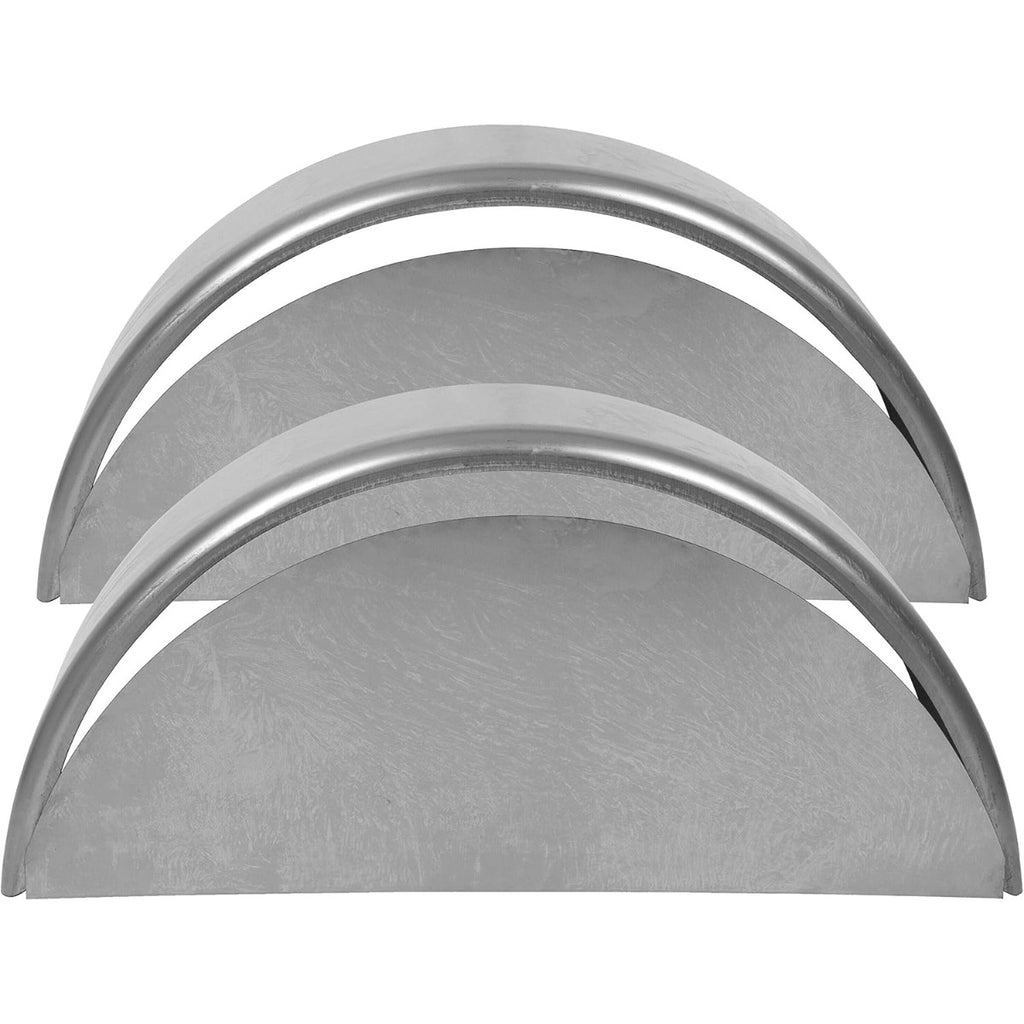 Tandem Axle Trailer Fenders 72-7/8"x10-1/4"x13" Fit 13"-15" Tires Steel 14 Gauge Diamond Tread Plate Cargo Utility Landscape 2 Pcs