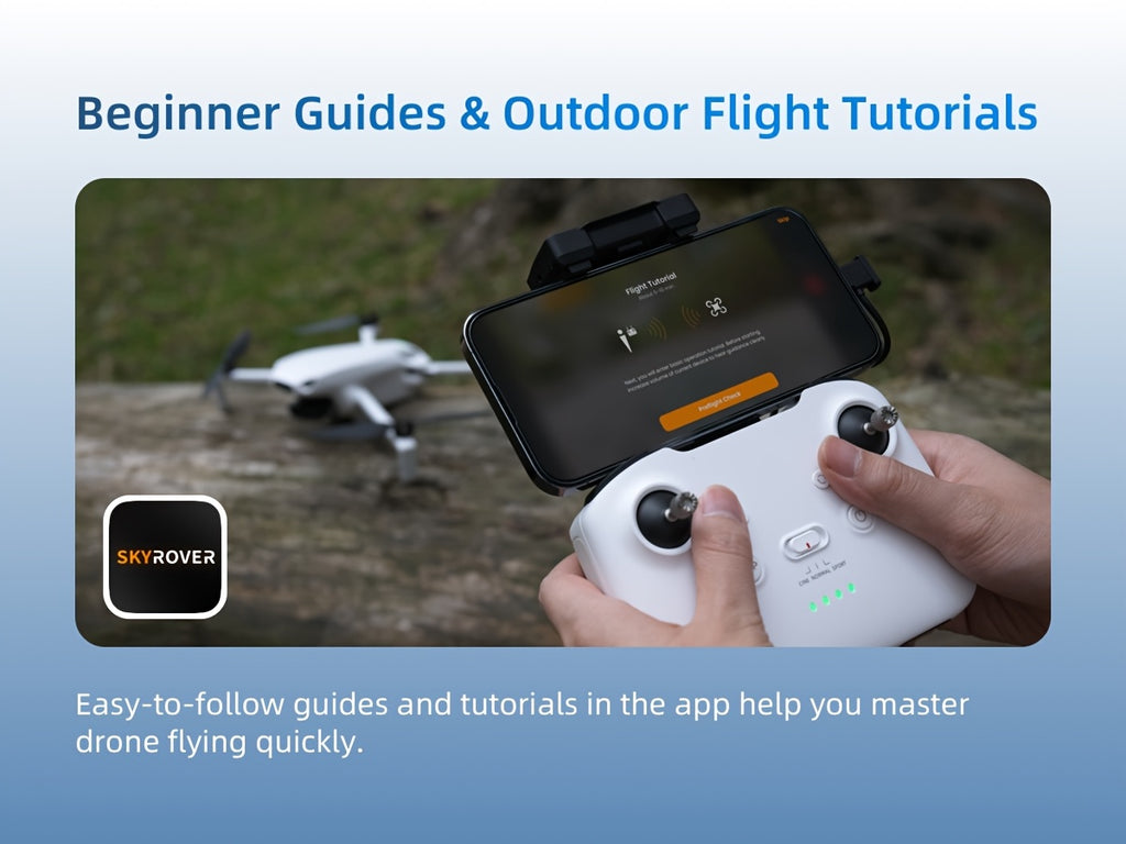 Skyrover S1 Mini Camera Drone with 4K/60Fps Video, 3-Axis Gimbal Stabilization, 39, 000Ft Video Transmission, 40-Minute Flight Time, Under 249G, Auto Tracking, Auto Return Home
