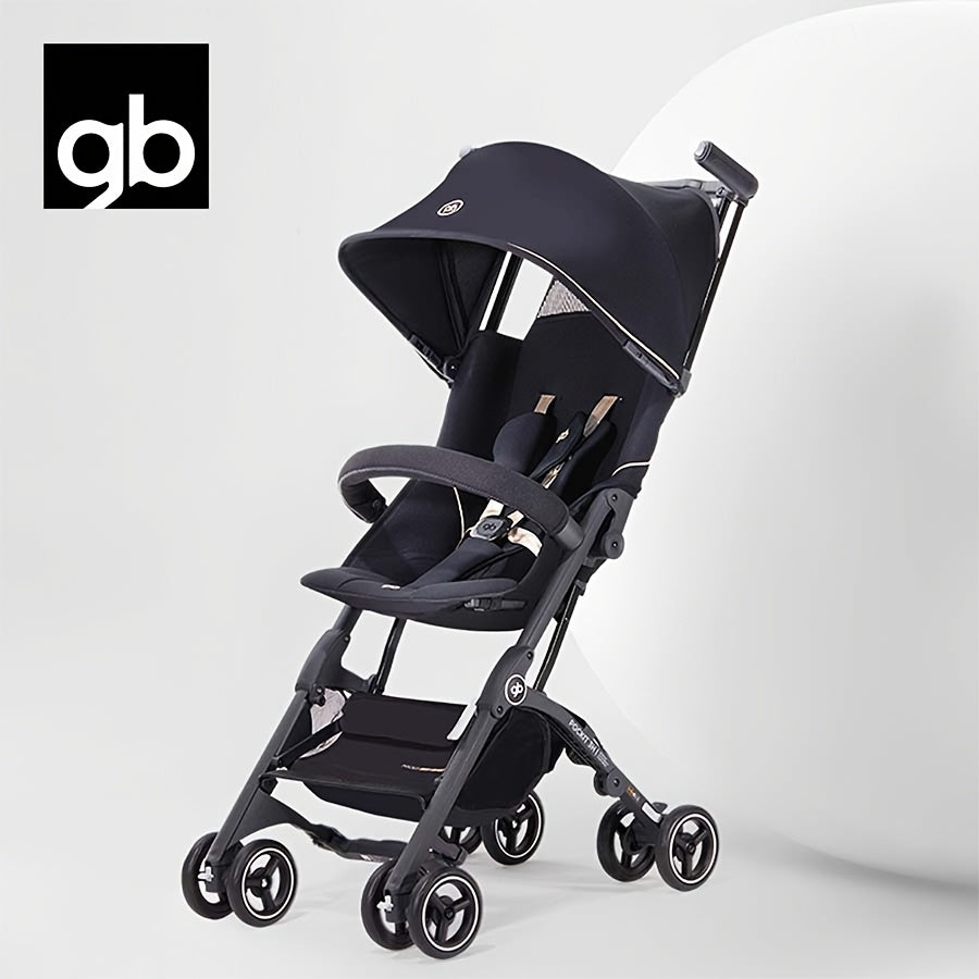gb POCKIT 3H Ultra-Light Foldable Stroller | 13.01LB Portable Baby Pushchair with All-Terrain Wheels, One-Touch Fold/Brake, Storage Basket, Sunshade Canopy & Baby Handle, Gift Box Packaging, For Halloween, Thanksgiving, Christmas
