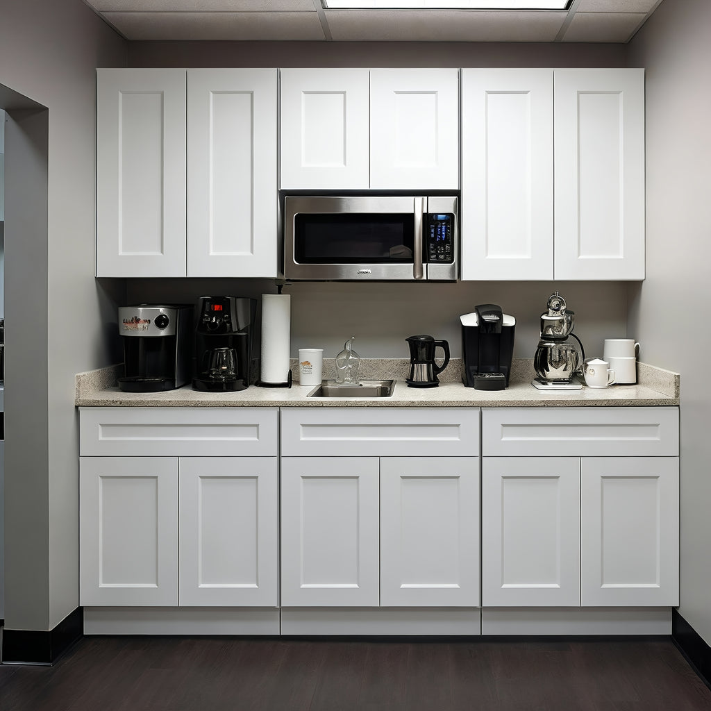 White Shaker Cabinet-Ready to Assemble, Ideal for Kitchen, Laundry, And Bathroom Storage-Different Sizes for Options
