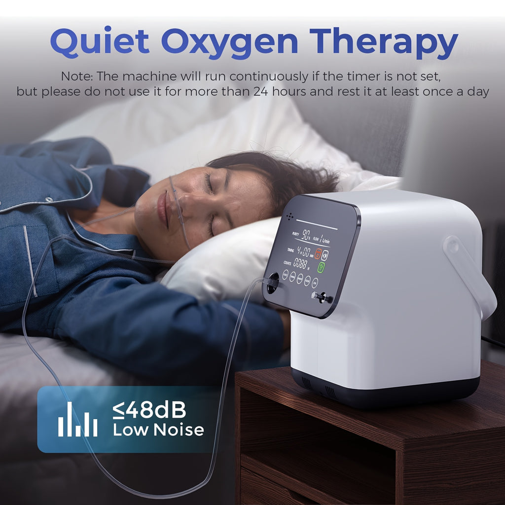 [Remote Control] VARON Smart Oxygen Concentrator With Car Use | Real-Time Oxgen Purity Monitoring | Voice Alerts & Remote Control