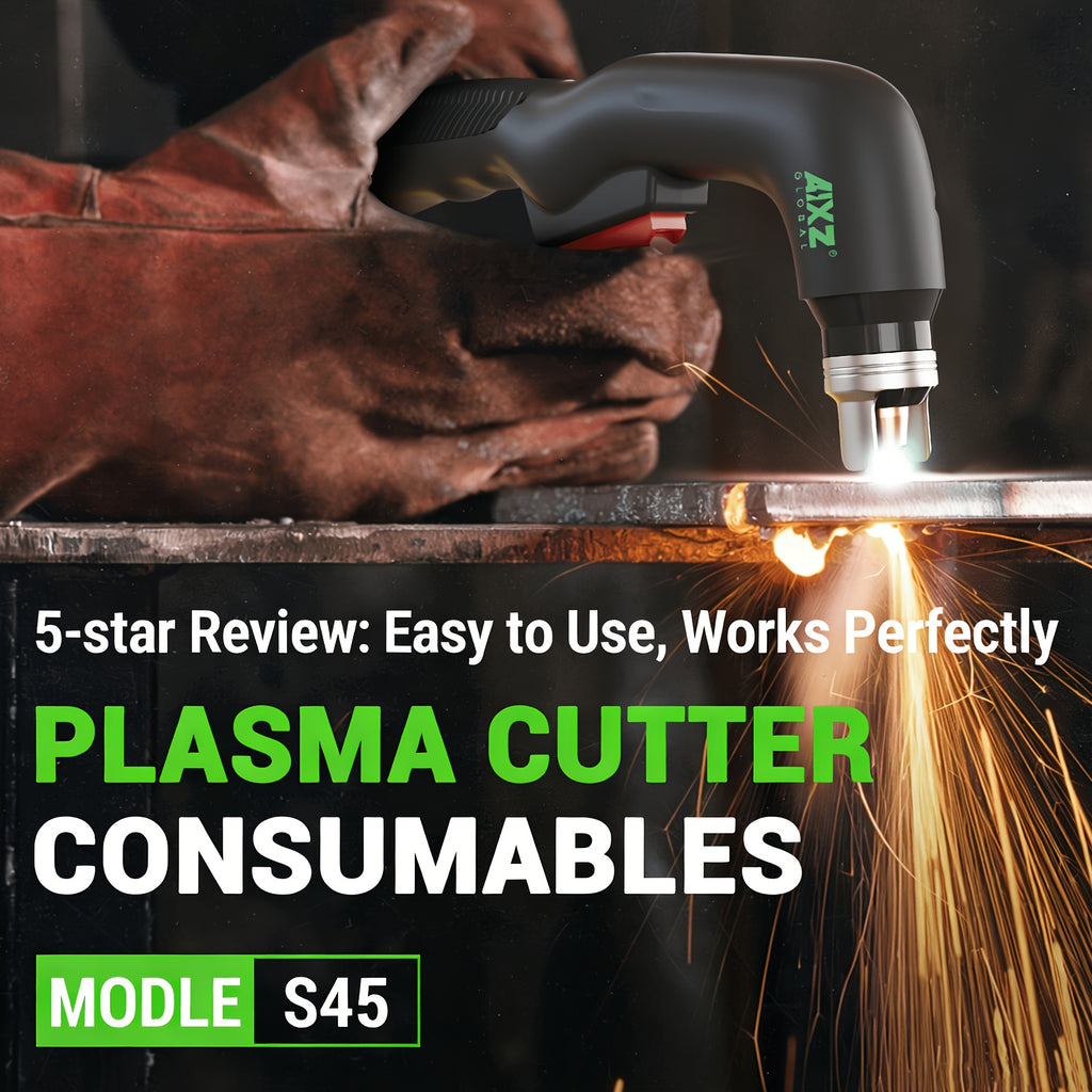 (Each Accessory Is Sold Separately) The AIXZ AIC45II Plasma Cutter Features Non-contact And Non-high-frequency Arc Ignition. It Is A 110V Digital Display Portable Metal Cutting Machine with 2T/4T Functions. The Fourth Option "supplies" Refers