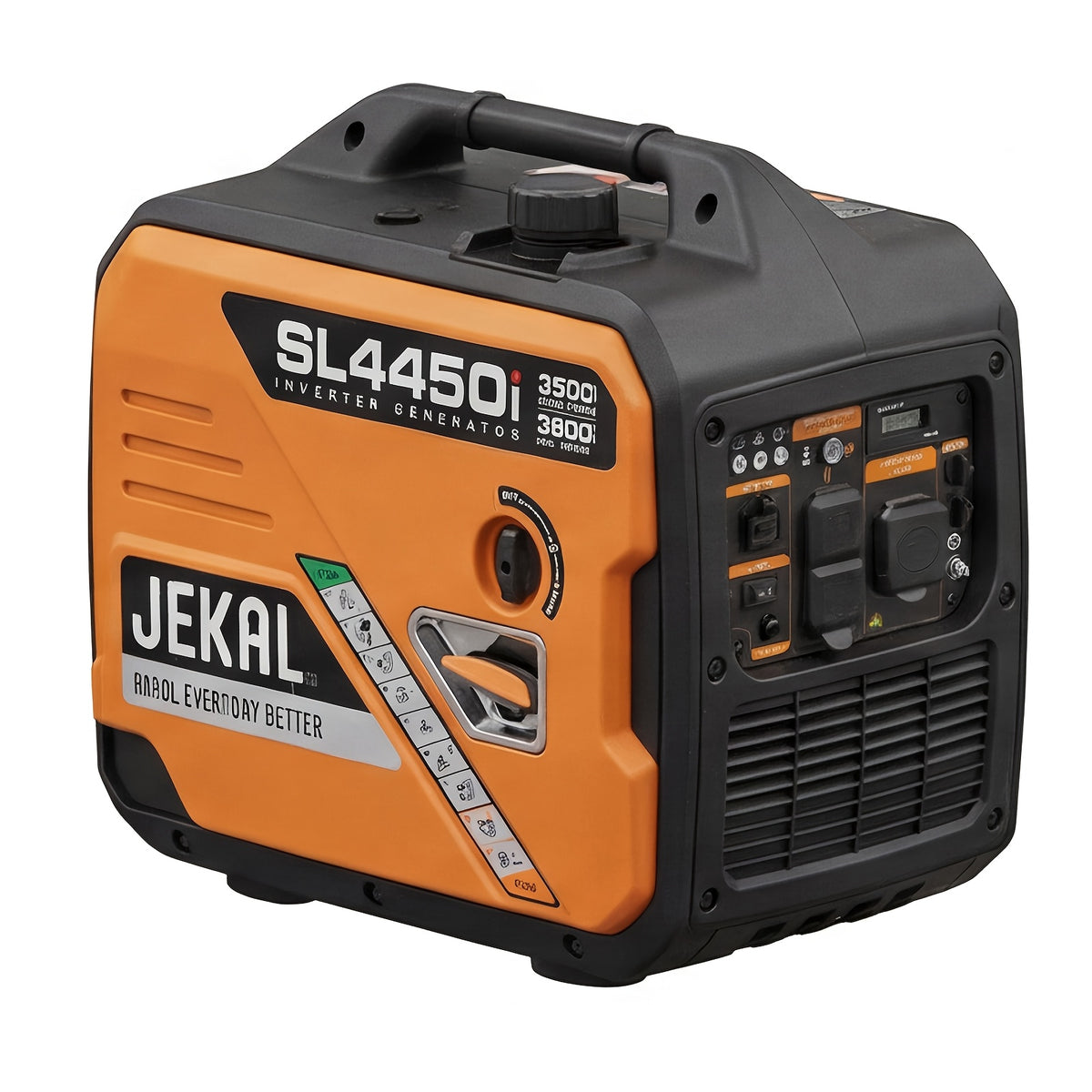 INNOVATIVE LIFE 2500W/120V, 3500W/120V, 5000W 120V/240V Dual Voltage Portable Inverter Generator, 30A Outlet RV Ready, 5000W Electric Start, Pure Sine Wave, Type-C & QC3.0 Ports, Gas Powered for Home Backup And Camping, EPA Compliant
