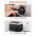 VEVOR 12 Volt Car Refrigerator Portable Freezer 31.7QT Electric Cooler for Camping 25L/30L/40L/50L