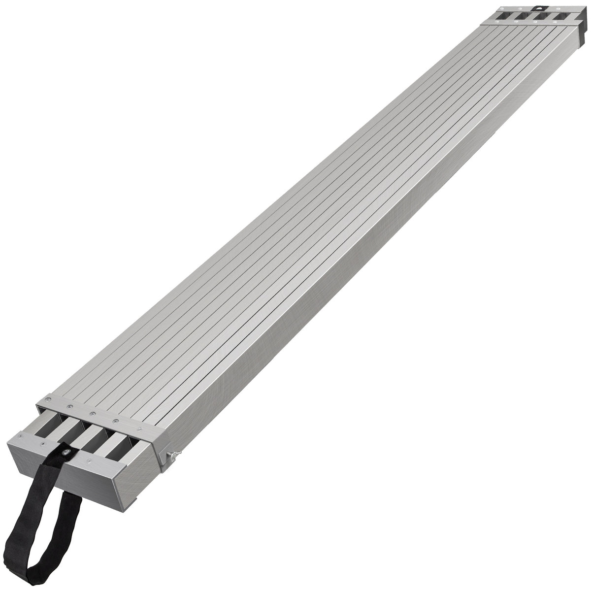 VEVOR Telescoping Aluminum Work Plank, 6-9/8-13/9-15 Feet 500lbs Capacity, 12.5 inch Width Aluminum Scaffold Plank,Extension Staging Plank with Skid-Proof Platform Scaffold Ladder Accessory