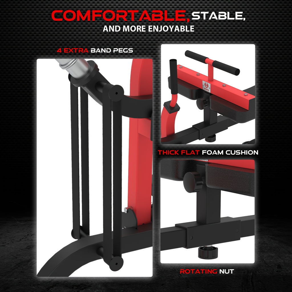 Seated Calf Raise Machine, Rated 660 LB, Lower Body Specialty Machine, Strength Training Equipment, Builds Calf Strength, Leg Machine for Home Gym