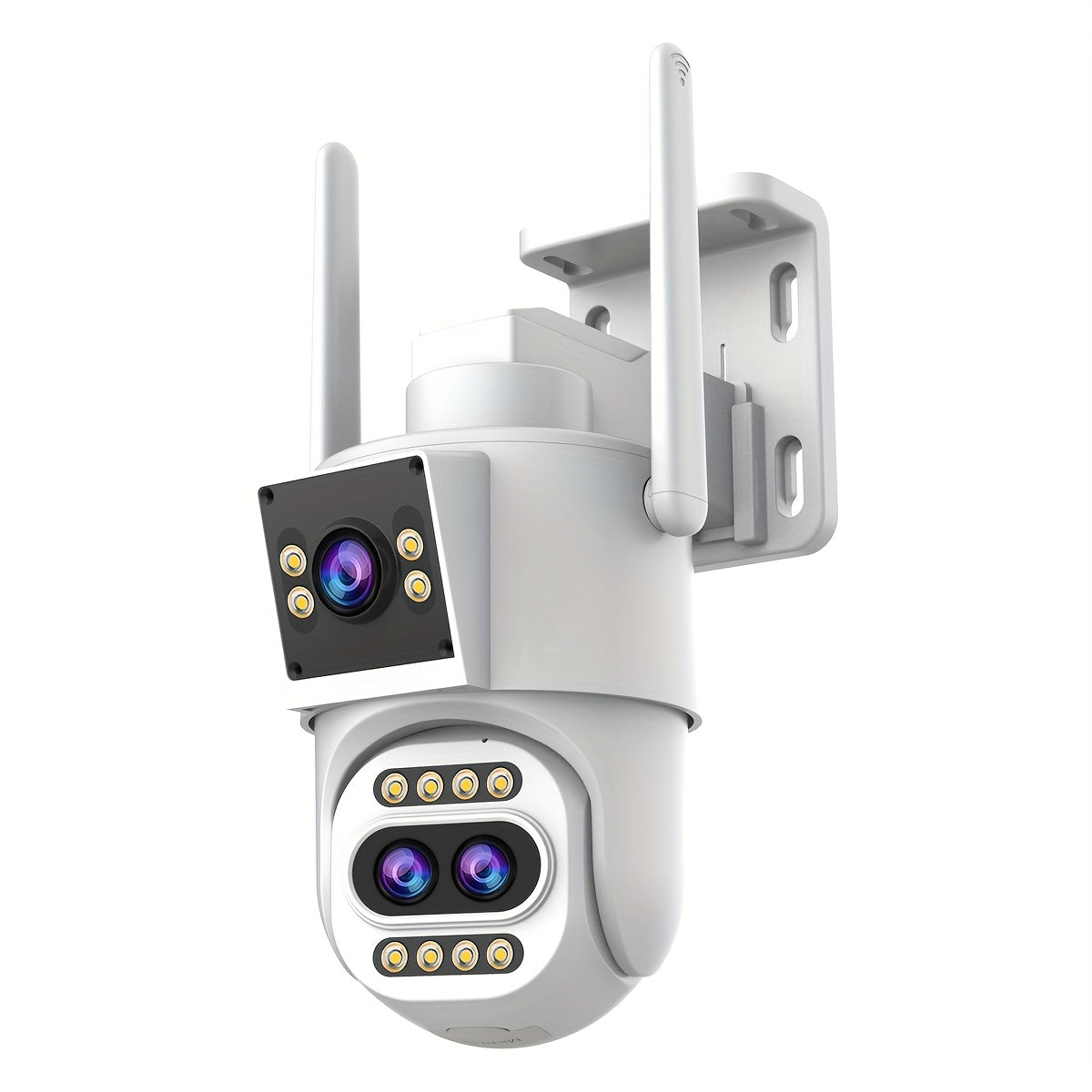 Full HD Wifi Security Camera, 10X Optical Zoom, PTZ with 3 Lenses, IPX6, App Control, Color Night Vision, Two-Way Audio, Motion Detection And Automatic Tracking, Home Security Sound Alarm, Remote Monitoring/ Smart Security Equipment