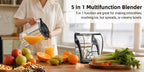 Professional Silent Blender | 61Oz Intelligent Blender | Kitchen Blender with Noise Isolation | 5 Automatic Settings | 1.8L Durable Safe Container | Triple Noise Dampening | Detachable Splash Shield | Continuous Heavy-Duty Operation