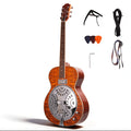 [Beginner Guitar Kit] Acoustic Electric Guitar 40 Inch Full Size Steel String, Beginner Acoustic Guitar Kit With Strap Capo Picks Cable, With Pickup Volume Tone Knobs, Country Bluegrass Folk Blues Fingerpicking Right Handed, Beginner Guitar For Adults