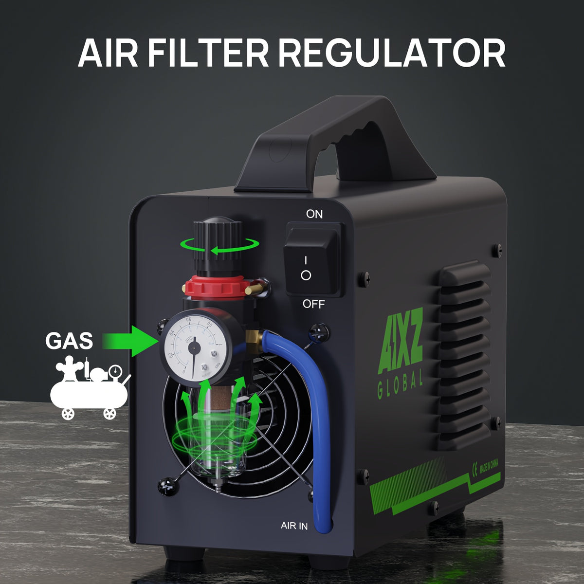 (Each Accessory Is Sold Separately) The AIXZ AIC45II Plasma Cutter Features Non-contact And Non-high-frequency Arc Ignition. It Is A 110V Digital Display Portable Metal Cutting Machine with 2T/4T Functions. The Fourth Option "supplies" Refers