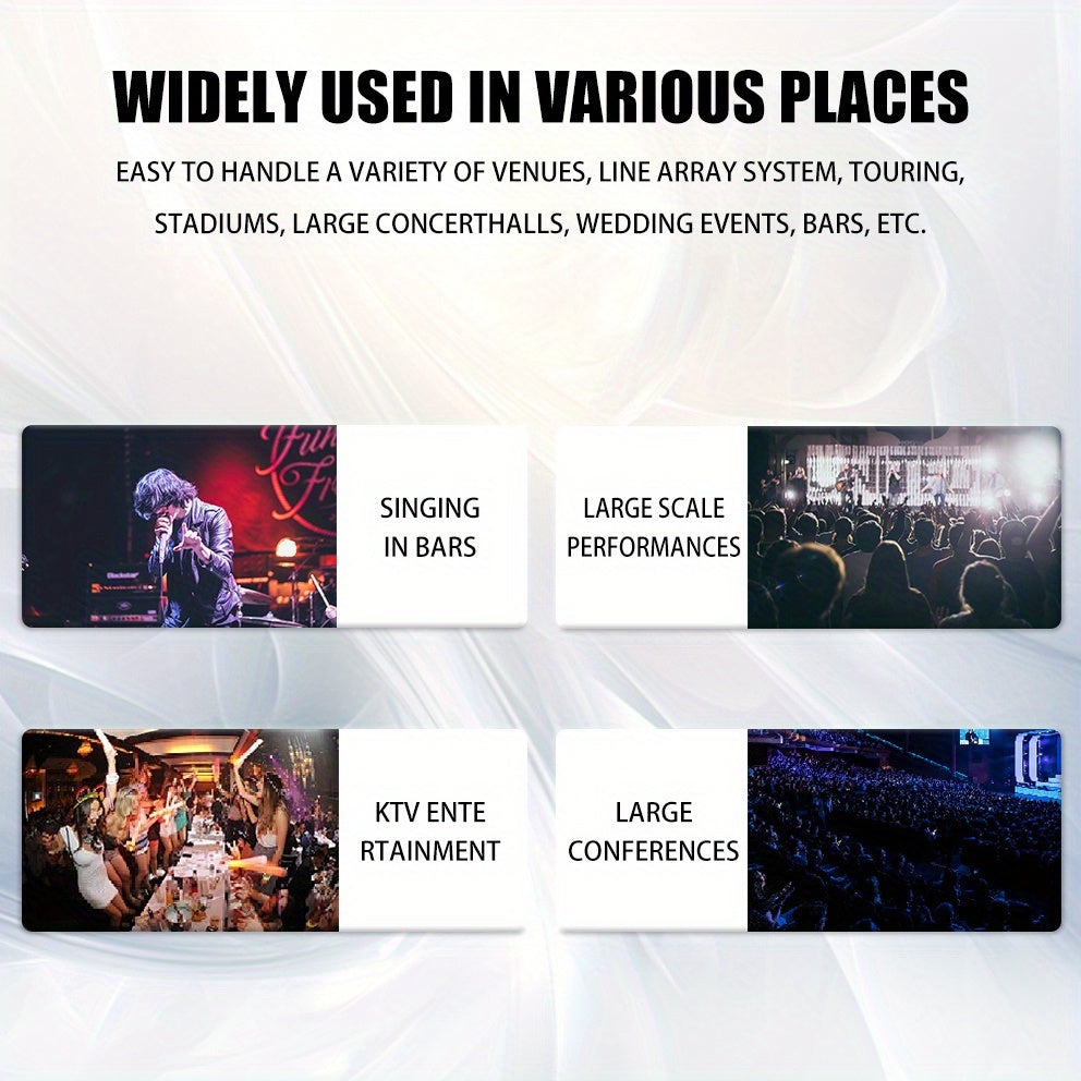 [Live Concert, Wedding DJ] Pro Audio Rack 8/ 12/ 16-Channel Mixing Console: Smartphone Wireless Control Via App, Studio-Grade 48V Phantom Power, 256 Multi-Fx with Parametric EQ | for Live Concert, Pub Stage, Wedding DJ And Corporate Events