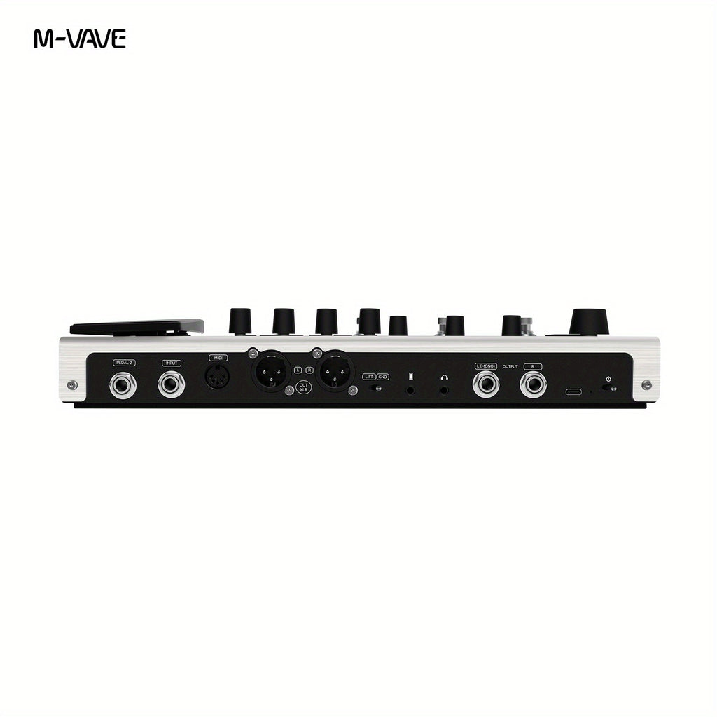 M-VAVE MK-300 -in- Electric Guitar & Bass Multi-Effects Processor with Drum Machine Backing Loop, Emulated Amplifier Suitable for Studios, Performances, Recording Gear, Looping Effects Unit