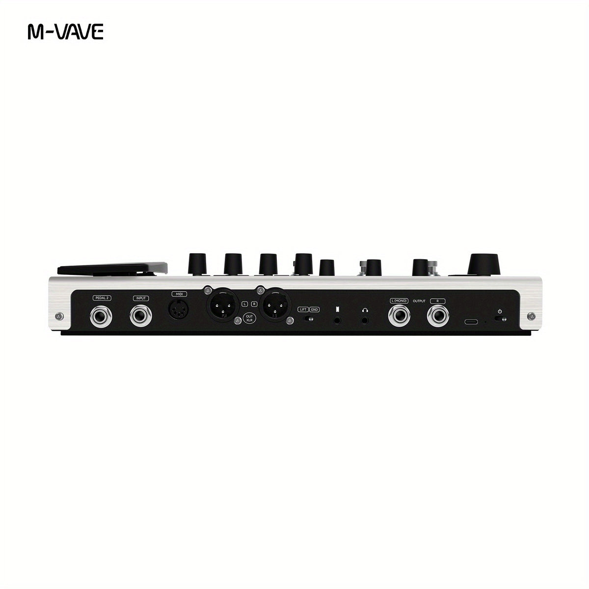 M-VAVE MK-300 -in- Electric Guitar & Bass Multi-Effects Processor with Drum Machine Backing Loop, Emulated Amplifier Suitable for Studios, Performances, Recording Gear, Looping Effects Unit