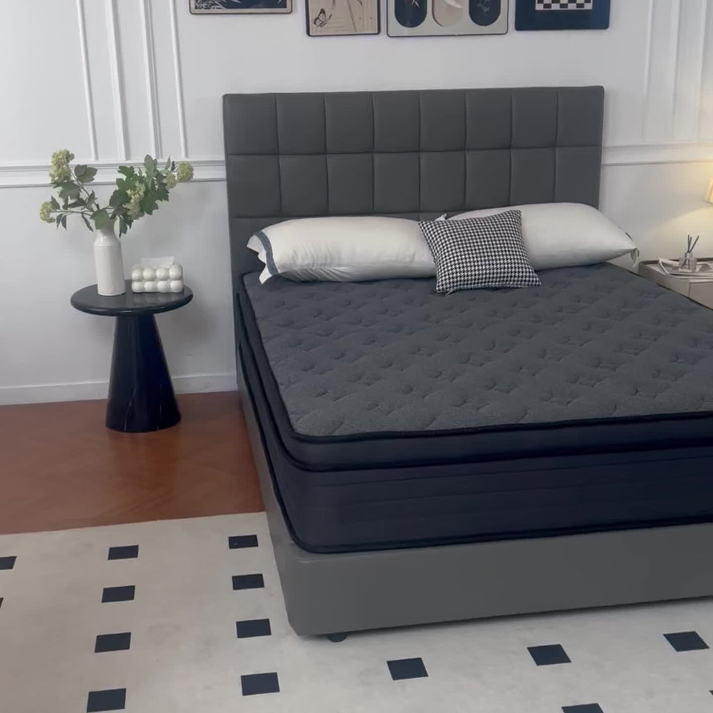 Luxury Mattress 8" 10" 12" 14" Twin Full Queen King Size Gel Memory Foam Pocket Spring Hydird Mattress in A Box Medium Firm