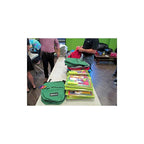 24 Pack of 17”L Classic Traditional Color Backpacks with 20 Piece Stationary Kits Containing 1 Notebook, 1 Folder, 3 Pencils, 3 Pens, 1 Pencil Sharpener, 2 Erasers & More!