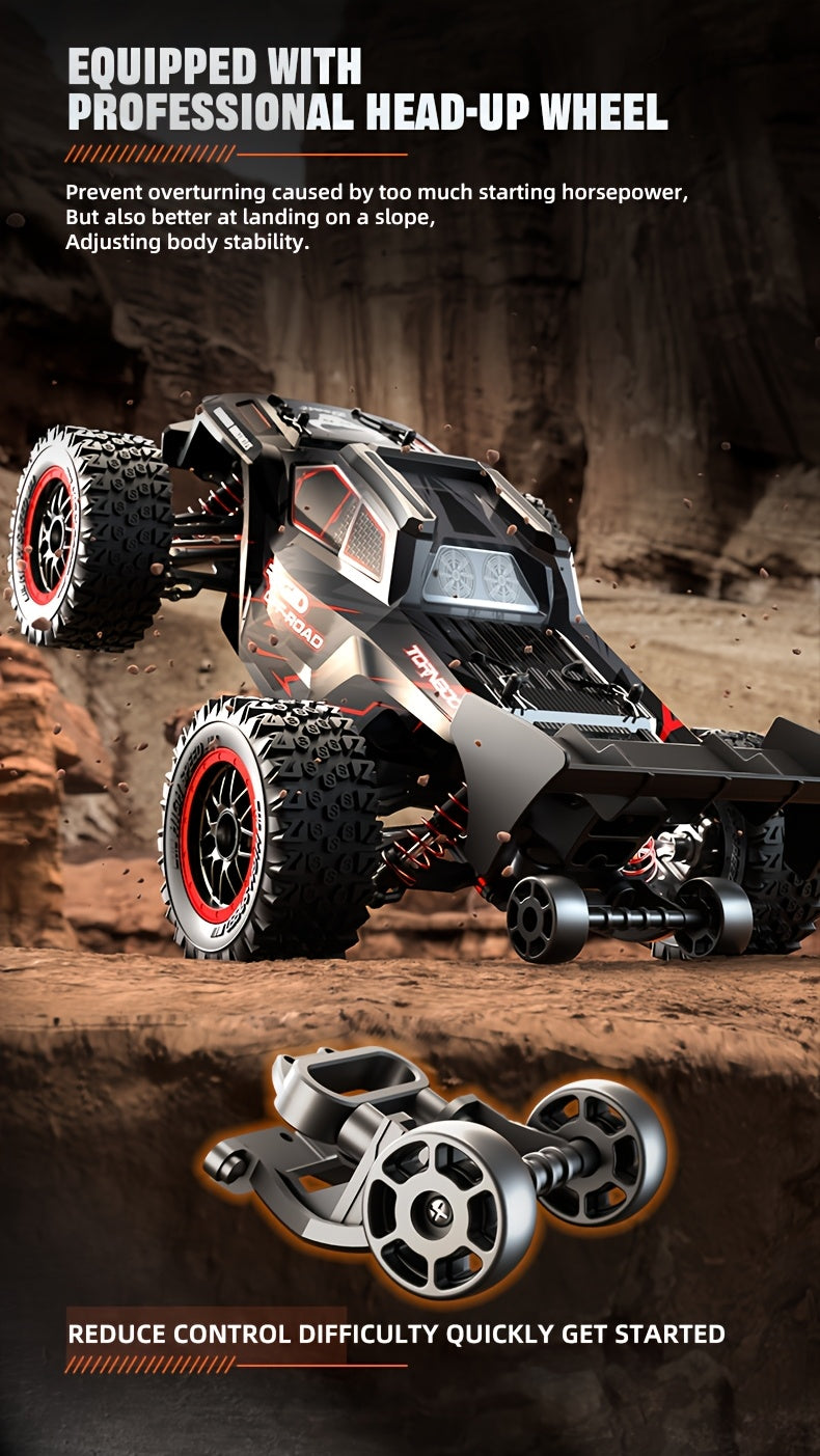 2026 NEW MAX Upgraded 4WD High Speed Off Road RC Car, 50MPH All Terrain Racing Truck, 2847 Brushless Motor Power System, Triple Speed Switch, Drift And Stunt Ready, Heavy Duty Metal Differential And Spring Suspension, 1:16 Large Scale Toy Car