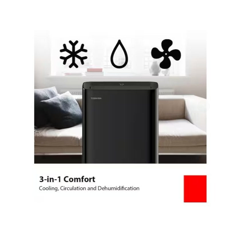 Toshiba Smart Wi-Fi Portable Air Conditioner up to 450 sq ft Cools