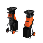 Maxlander 15-Amp Heavy-Duty Electric Wood Chipper, 11.89gal Corded Leaf Shredder, 1.75Inch Cutting Capacity, Corded Chipper With Collection Bag, Wood Chippers, Shredders, & Mulchers, Yard Waste Mulcher For Branches And Twigs