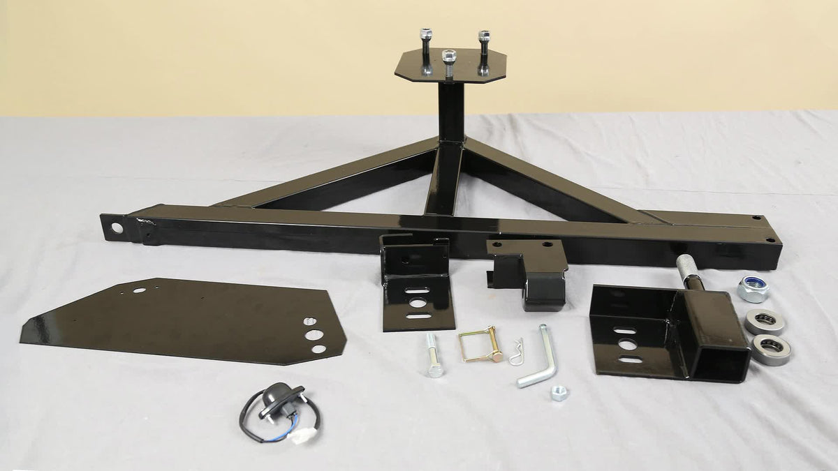 Tire Carrier Mount Compatible with All Hummer H2 wDrop Down Option Black, Heavy Duty