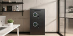 6.0 Cub Extra Large Heavy Duty Fireproof for home Safe Box with Biometric Fingerprint Lock, Backlit Keypad & Deposit Slot - Dual Alarm System, Digital Display, Metal Construction, Secure Cash & Valuables Storage for Home, Office