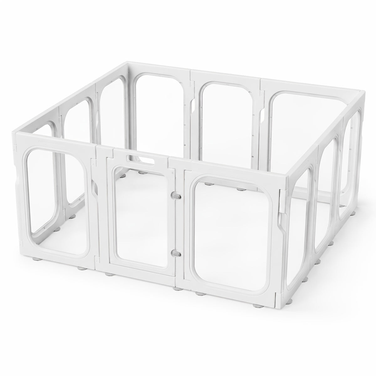 [Acrylic Pet Playpen] Clear Acrylic Dog Playpen With Door, For Puppy Cat Rabbit Transparent Pet Pen, Indoor Dog Playpen, Dog Fence, Easy Assembly And Cleaning Dog Pen For Small To Medium Dogs
